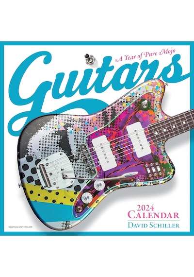 Guitars Wall Calendar 2024: A Year Of Pure Mojo Çok Renkli