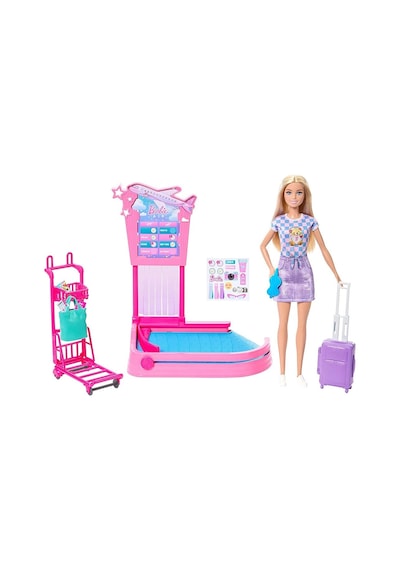 Barbie Bagaj Teslim Noktası Oyun Seti Jmj49