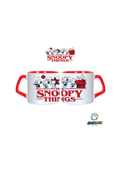 Ghostbastır Desıgn Snoopy Things Kupa Bardak Tek Adet 0909 Çok Renkli
