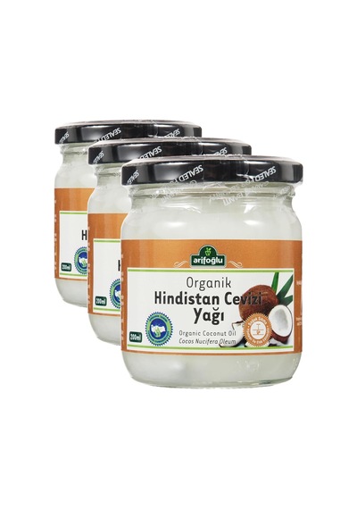 Tr Organik Hindistan Cevizi Yağı 200 Ml 3 Paketi 0.3 ML