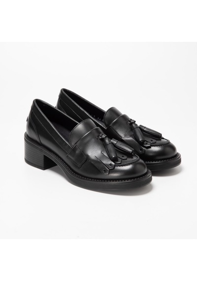 Nero Black Oxford Klasik Kadın 82l3 Frau Tresor Nero siyah