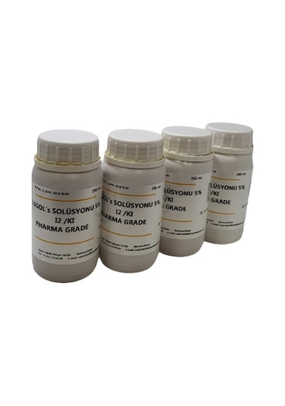 Lugol Çözeltisi %5 Lik - 250 Mi Lugols Iodine Solution