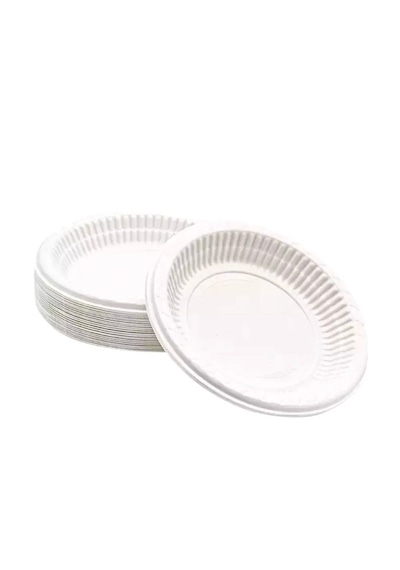 Beyaz Plastik Tabak 170 Mm 17cm Tek Kullanımlık Dayanıklı Yemek Tabağı 100 Adet