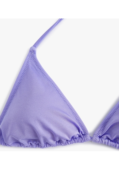 Koton Üçgen Bikini Üstü Basic Mor 4sak10081mm 4SAK10081MM349