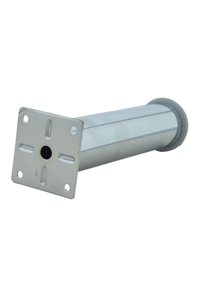 Ludıa Metal Ayarlanabilir 4 Adet Mobilya Ayağı Metal Tablalı 20cm Gri