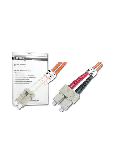 Digitus Dk-2632-15 15 Mt Lc-sc 62.5/125 Multimode Fiber Patch Kablo