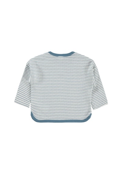 Civil Baby Çizgili 3-18 Ay Sweatshirt - Ekru