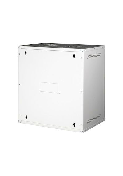 Lande - 12u 19" Cam Kapaklı Duvar Tipi Rack Kabinet Genişlik: 544 Mm Derinlik: 400 Mm Açık Gri Demonte