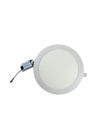 Sıvaaltı Beyaz Gömme Led Panel-spot Lamba Işık Gücü:18w Dış Çap:22 Cm Delik Çap:20,5 Cm Led Panel