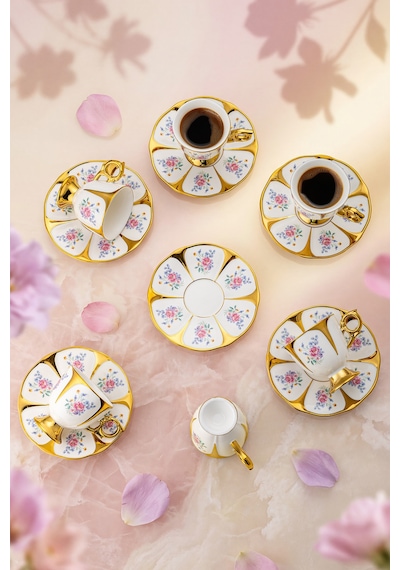 Emsan Bloom 6 Kişilik Kahve Fincan Takımı 100 Ml Multicolor