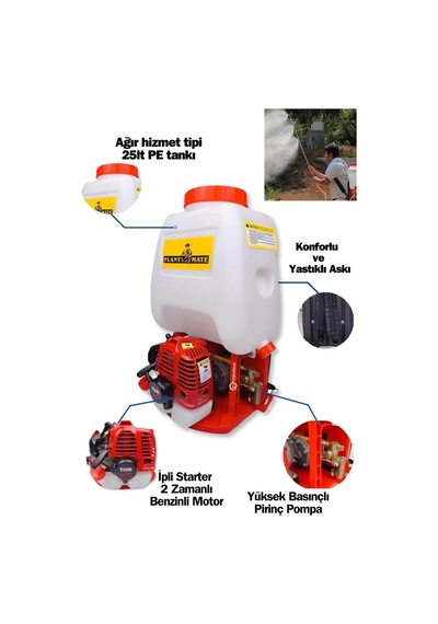 Datsu-planmate-rapco 25 Lt Tf/os 768 Benzinli Sırt İlaçlama