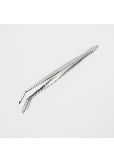 Penset 16 CM Eğri Uçlu Nikel Kaplama