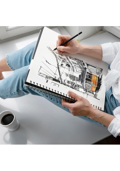Bindomatic Agility Collection Sketcbook A5 Çizim Defteri 240g 30 Yaprak