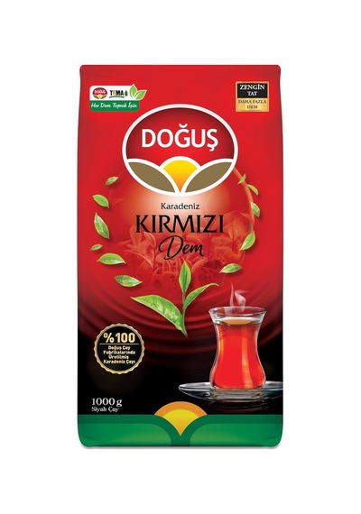 Dogus Karadenız Tıryakı Cay 1000 Gr 12 Pk- Kırmızı Dem