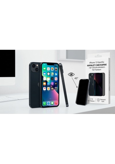 Apple Iphone 13 Uyumlu Ekran Koruyucu Hayalet Cam
