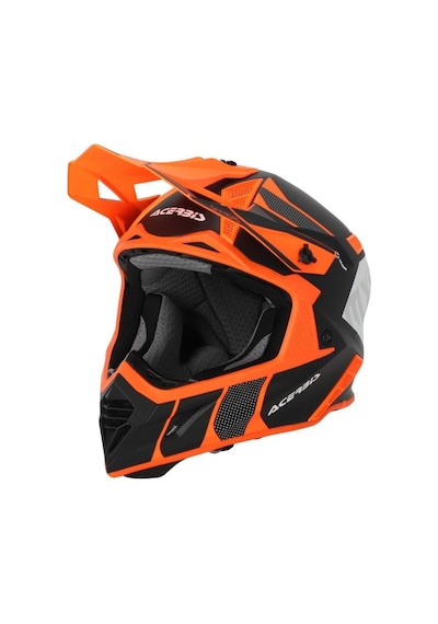 Acerbis X-Track 22-06 Motosiklet Kaskı Siyah - Turuncu