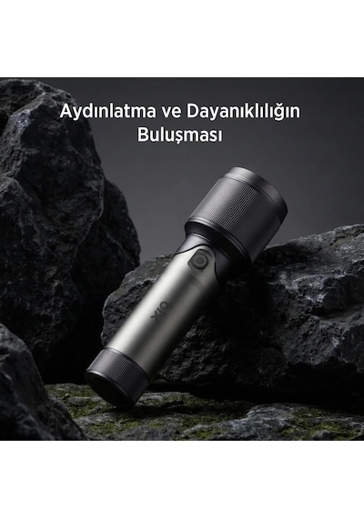 Bix Bx2139fl Şarjlı El Feneri , 60w Led , 2000 Lümen , 1000 Metre Uzun Menzil , Zoomlu , Power Ledli Çok Renkli