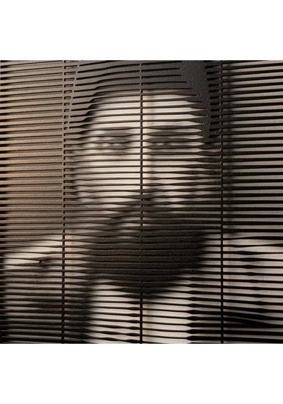 Abdulhamid Han Jaluzi Metal Tablo Siyah
