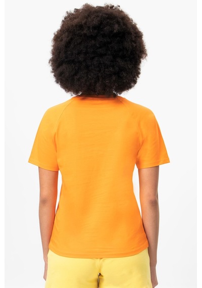 Benetton Bnt-w20360-23y Kadın T-shirt BNT-W20360-R1840 Turuncu