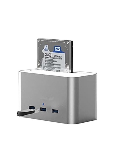 Alüminyum Usb3.0 3.5-2.5 Hdd Sata 3 Port Usb Hub Dock İstasyonu