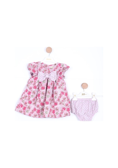 Xo Kids Kız Çocuk Elbise 3-12 Ay 9051 Pembe