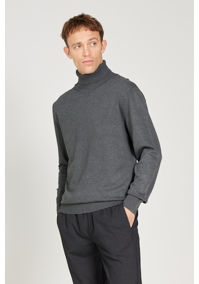 AC&Co / Altınyıldız Classics Erkek Antrasıt Melanj Standart Fit Normal Kesim Tam Balıkçı Yaka Triko Kazak Antrasit Melanj AC&Co / Altınyıldız Classics Erkek Antrasıt Melanj Standart Fit Normal Kesim Tam Balıkçı Yaka Triko Kazak Antrasit Melanj