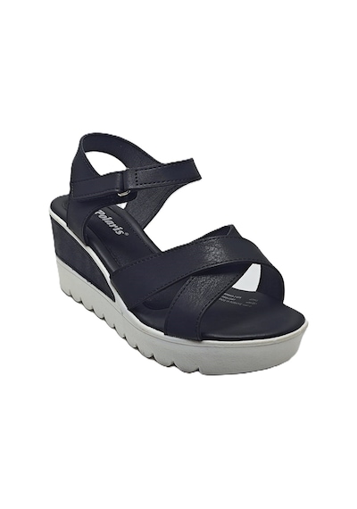 Cem Pekşen Polris Siyah Yüksek Topuklu Comfort Sandalet