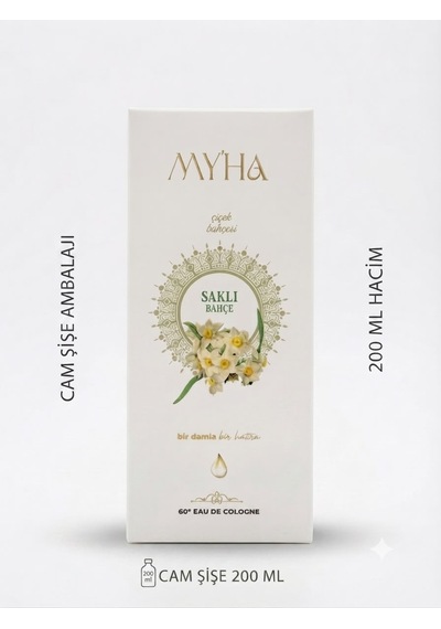 Saklı Bahçe Kolonya 200 Ml Zarif Ve Hoş Kokulu