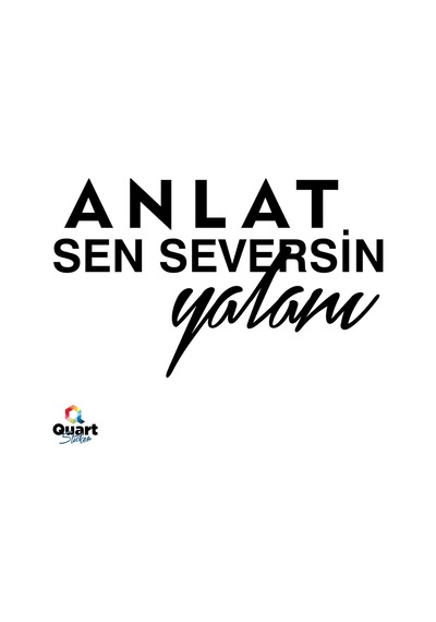 Anlat Sen Seversin Yalanı Oto Sticker Araba Cam Sticker (496297764)