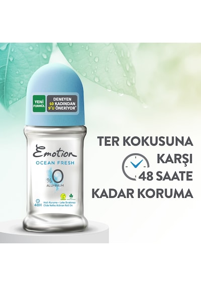 Emotion Ocean Fresh Kadın Roll-On Deodorant 3 x 50 ML