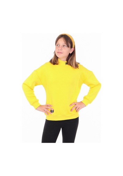 Toontoy Kız Çocuk Nakışlı Sweatshirt Koyu Sarı Toontoy Kız Çocuk Nakışlı Sweatshirt Koyu Sarı