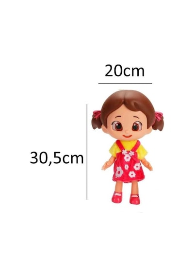 Niloya ve Tospik! Lisanslı %100 Et Bebek 2 Figürlü 30cm Kıyafetli Orjinal Bebekli Oyuncak Seti