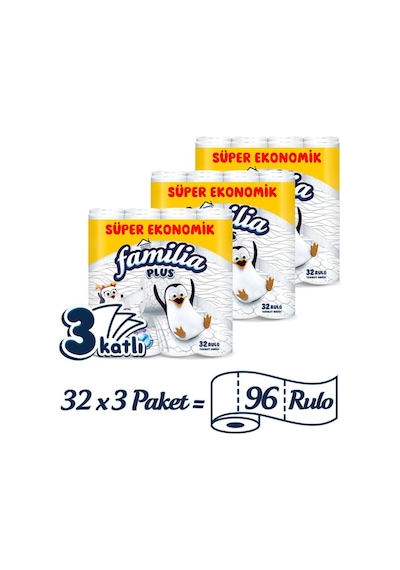 Familia Plus Tuvalet Kağıdı 96 Rulo