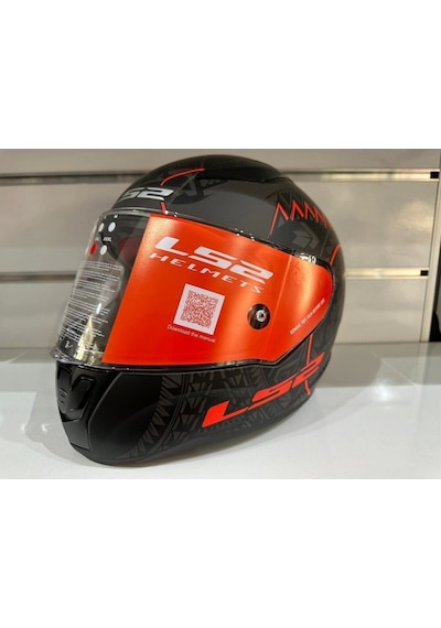 Ls2 Rapid Takaroa Kask Kırmızı Mat Siyah
