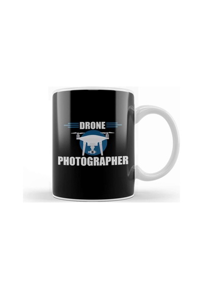 Drone Photographer Flying Pilot Photography Kupa Bardak Porselen Karışık