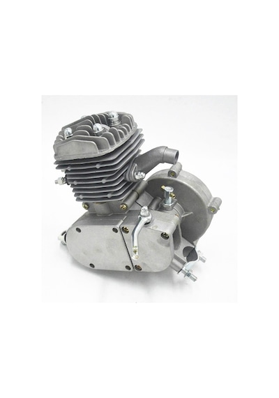 Starfire 48cc 2 Zamanlı Benzinli Bisiklet Motor Kiti Gümüş - Siyah
