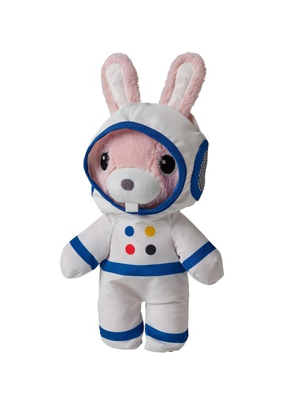 Ikea Aftonsparv Peluş Oyuncak 28 Cm Beyaz - Mavi - Pembe