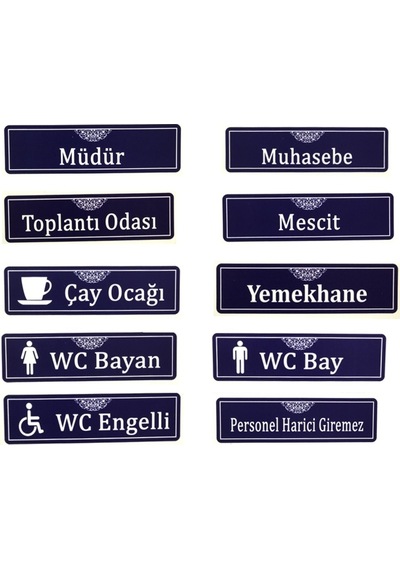 Lorex Wc Bay Bayan Engelli Yönlendirme İsimlik - Kapı İsimliği