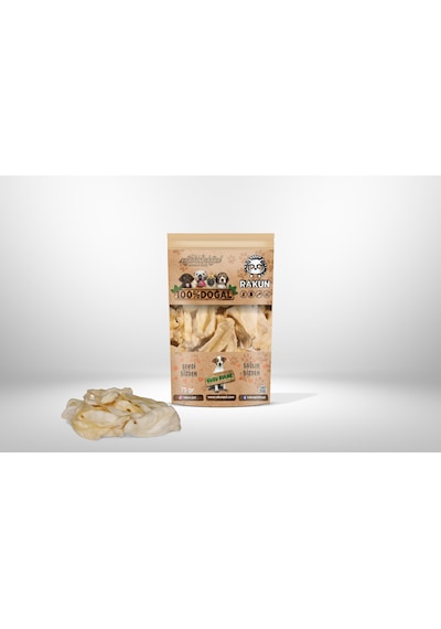 Rakun Kurutulmuş Kuzu Kulak 75 G