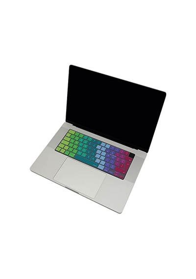 Macbook Uyumlu M1-m2-m3 Air Pro Klavye Koruyucu Uk-eu İngilizce Touchıd'li A2681 A3113 A2941 A3114 A2442 A2779 A2992 A2918 A