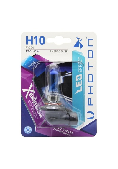 Ampul H10 12v 42w Xen Vision Tekli Blister Beyaz Işık 6000k Pht Ph5510 Dv B1