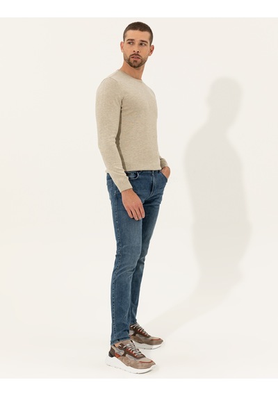 Pierre Cardin Erkek Kum Melanj Kazak /triko 50257290-vr123 Kum Melanj