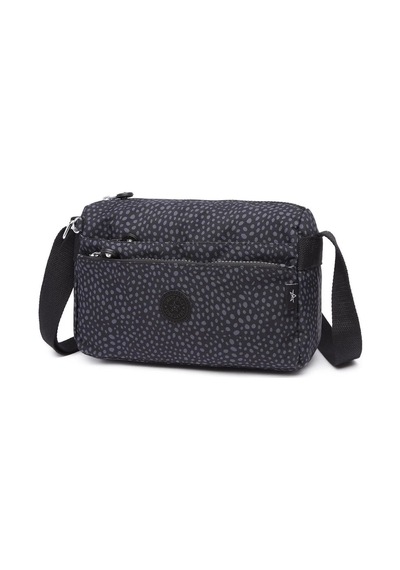 Smart Bags Günlük Küçük Boy Su Geçirmez Hafif Krınkıl Kumaş Kadın Çapraz Çanta Puantiye Siyah