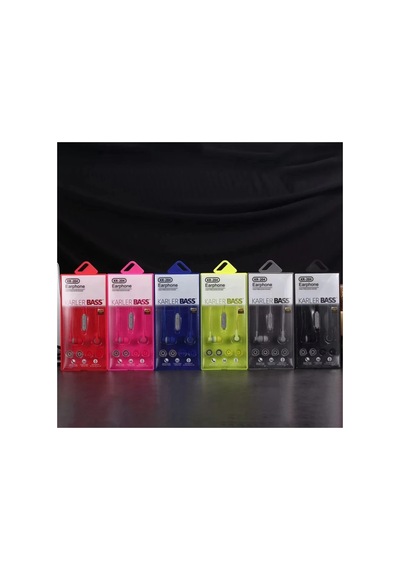 Karler Bass Kr-204 Kablolu Kulaklık - Yeşil Çok Renkli