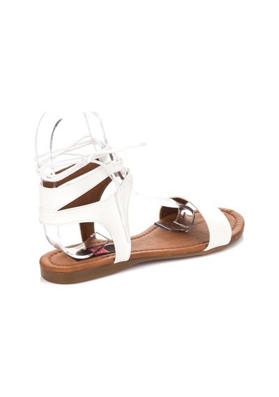 Fox Shoes Beyaz Kadın Sandalet B548397509