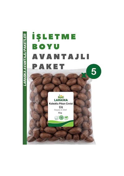Kabuklu Pikan Cevizi Çiğ 5kg Katkı Maddesiz Yerli Jumbo - Pecans İn Shell İşletme Boyu Avantajlı Paket 5 KG