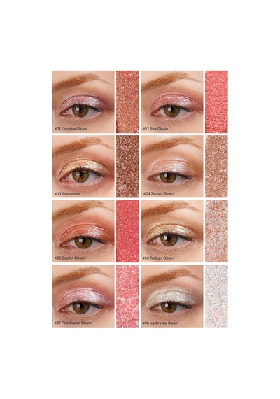 Mücevher Parlaklığında Yoğun Pigmentli Tekli Far Glitter Bomb Eyeshadow 01 Fairytale Gleam Diğer