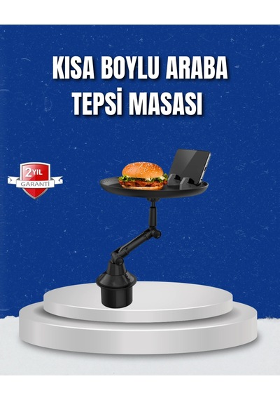 Mey İthalat Ayarlanabilir Araç İçi Bardaklık Tepsisi 9 İnç Geniş Alan Ve Telefon Standlı Diğer