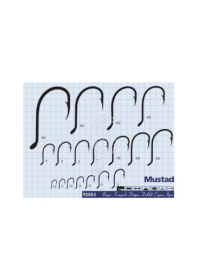 Mustad Olta İğnesi 92553 25li No:4-0