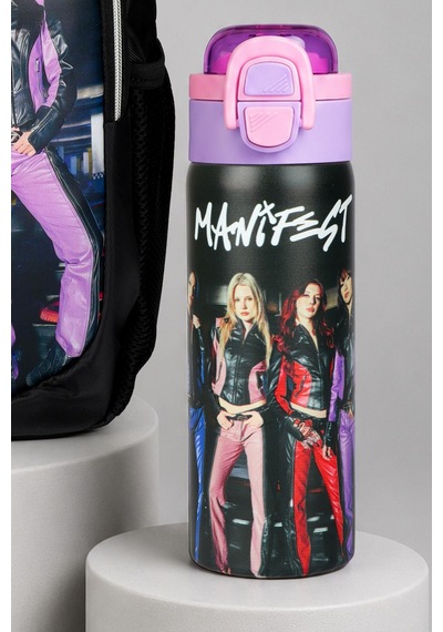 X Dekomus Lisanslı Manifest Amatör Collection Okul Çantası Ve 600 Ml Çelik Matara Seti Altın
